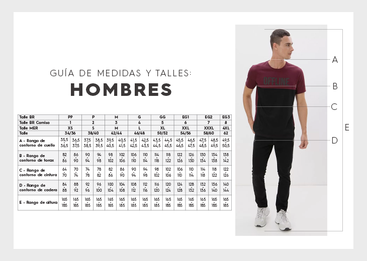 talles hombres